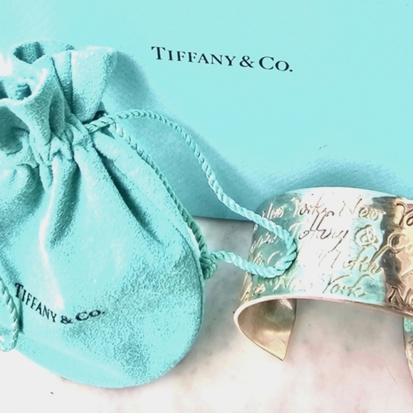 Tiffany &  Co. Notes Cuff Braclet Sterling .925 - Picture 5 of 8